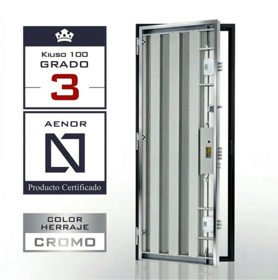 Kiuso 100 Grado 3 Herraje Cromo