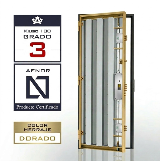 Kiuso 100 Grado 3 Herraje Dorado